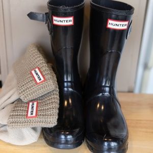 Hunter Boots with Sock Insert